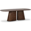 TOV Furniture Gladyss Burl Oval Dining Table