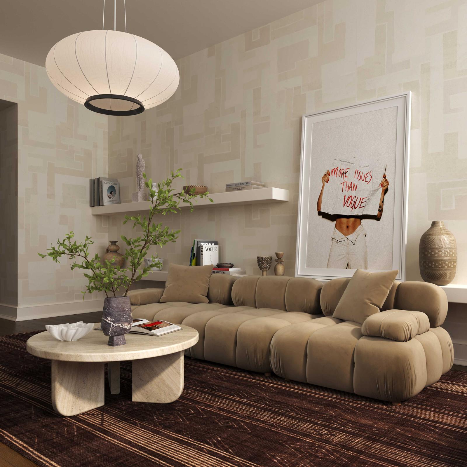 TOV Furniture Calliope Modular Loveseat