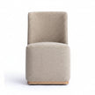 TOV Furniture Melissa Performance Fabric Rolling Dining Chair
