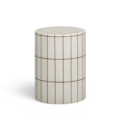TOV Furniture Tatiana Round Concrete Indoor/Outdoor Side Table