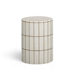 TOV Furniture Tatiana Round Concrete Indoor/Outdoor Side Table