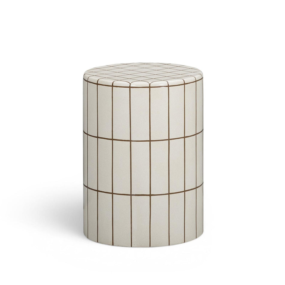 TOV Furniture Tatiana Round Concrete Indoor/Outdoor Side Table