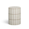 TOV Furniture Tatiana Round Concrete Indoor/Outdoor Side Table