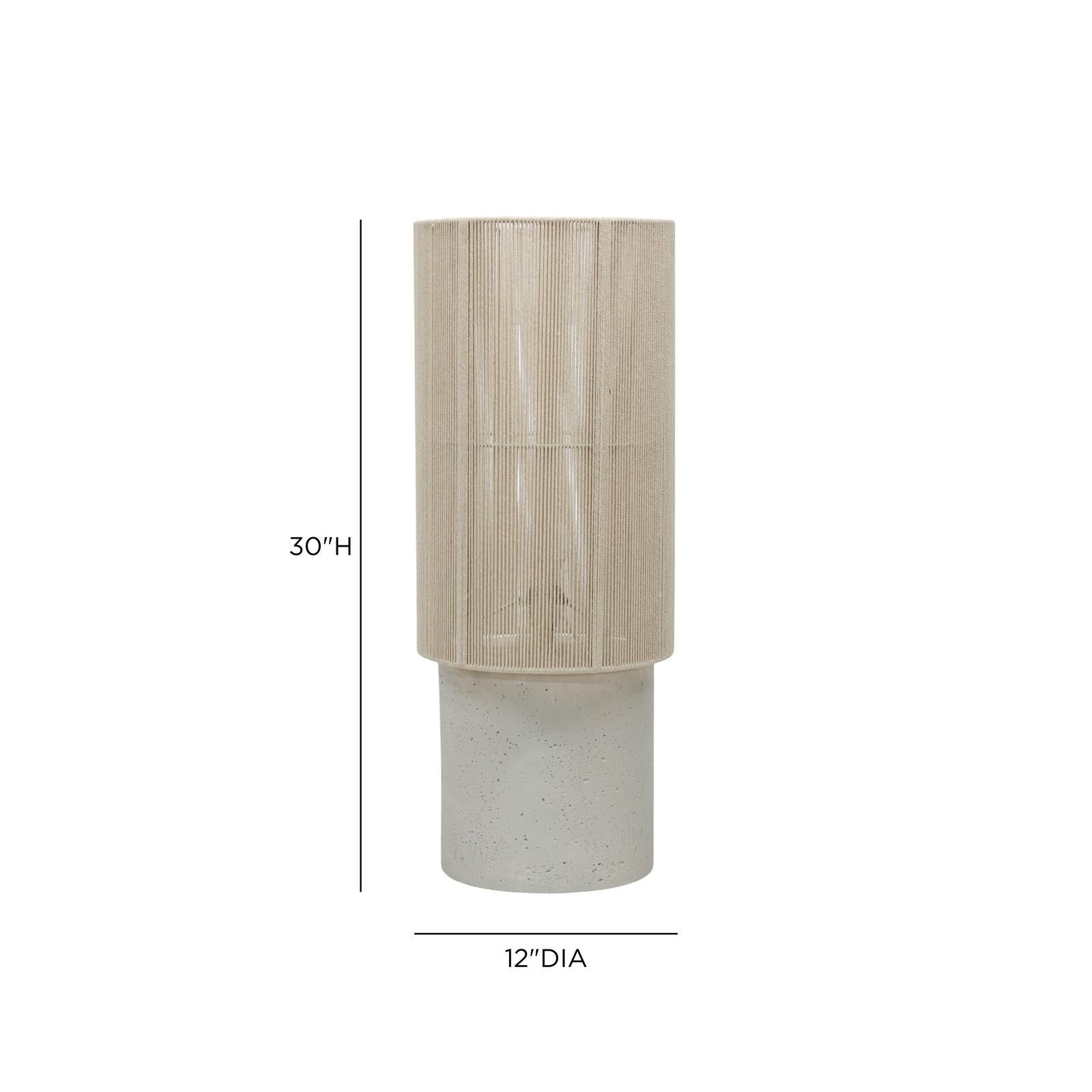 TOV Furniture Mondada Concrete Table Lamp