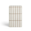 TOV Furniture Tatiana Square Concrete Indoor/Outdoor Side Table