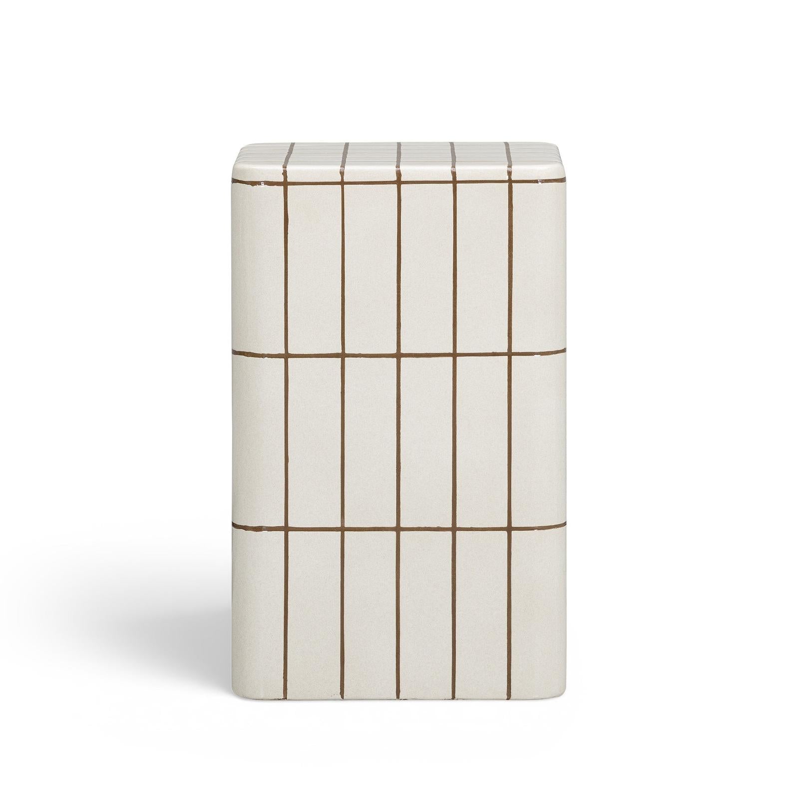 TOV Furniture Tatiana Square Concrete Indoor/Outdoor Side Table