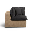 TOV Furniture Cali Performance Fabric & Wicker Outdoor Modular Components
