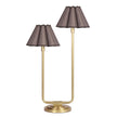 Regina Andrew Polly Double Arm Natul Bss Table Lamp
