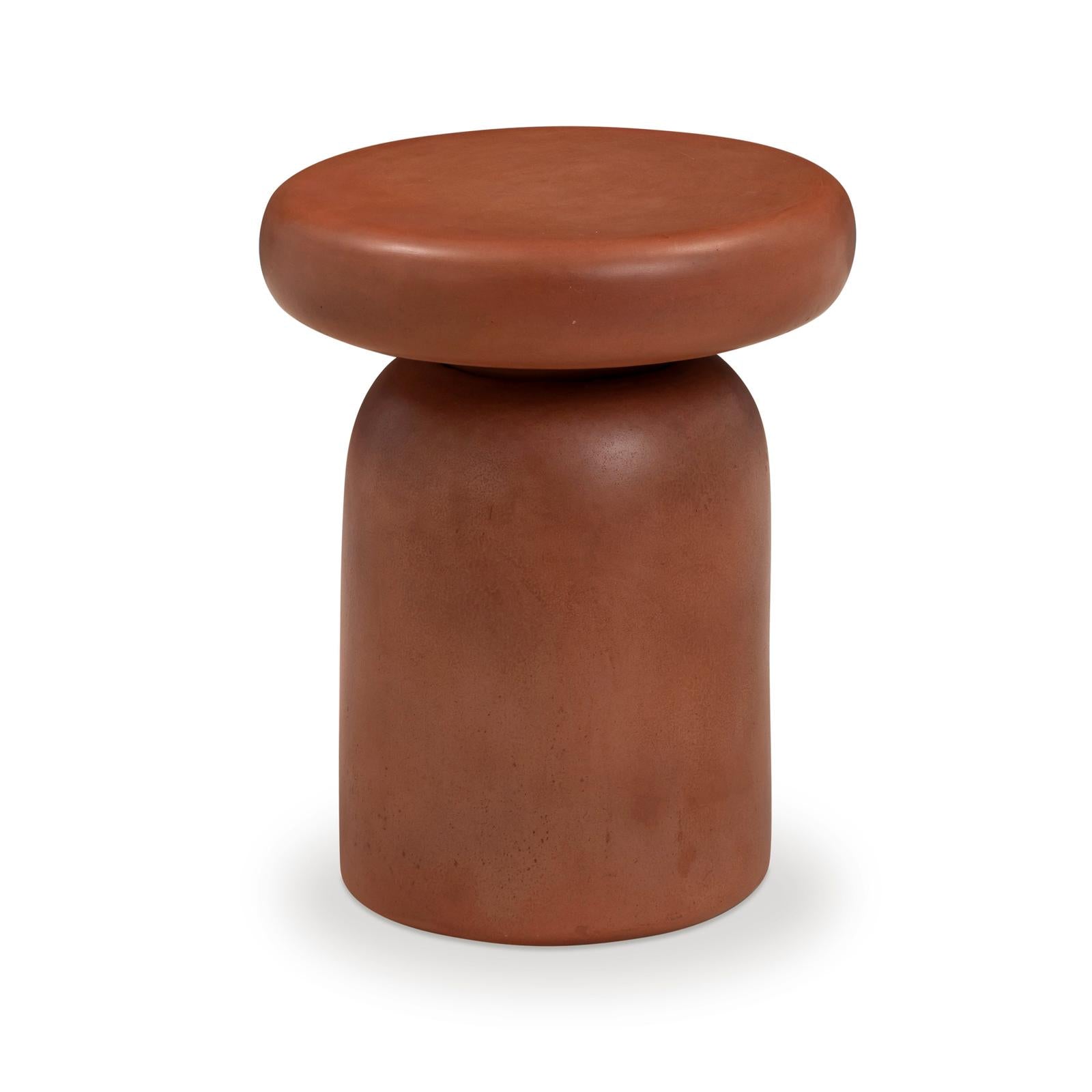 TOV Furniture Lydia Concrete Indoor/Outdoor Side Table