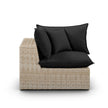 TOV Furniture Cali Performance Fabric & Wicker Outdoor Modular Components