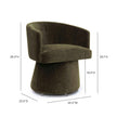 TOV Furniture Kristen Rolling Desk Chair