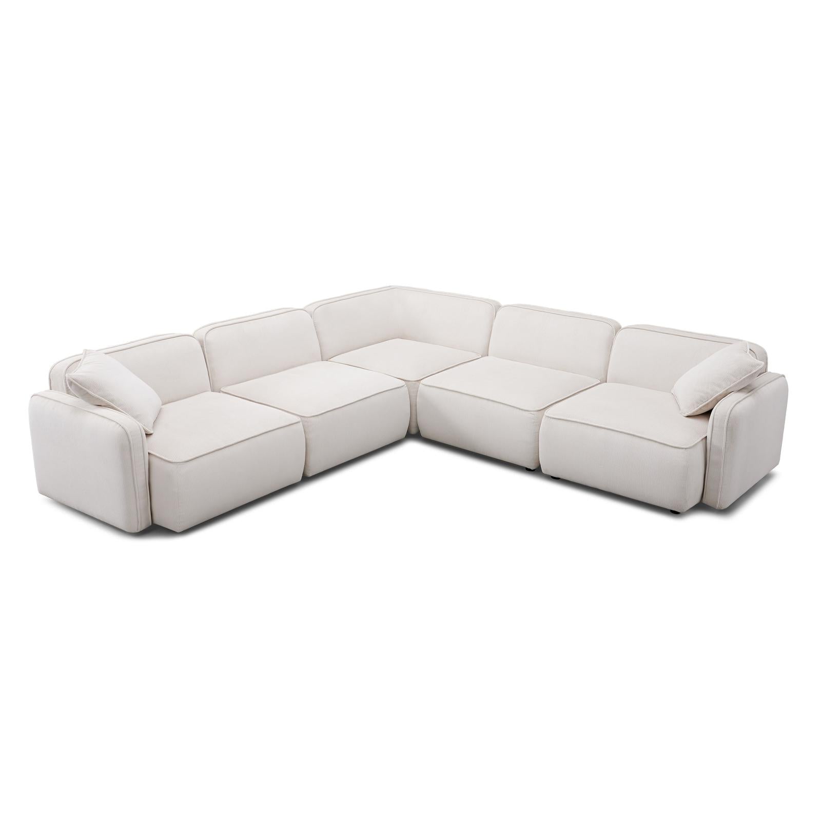 TOV Furniture Travie 5-Piece Modular L-Sectional