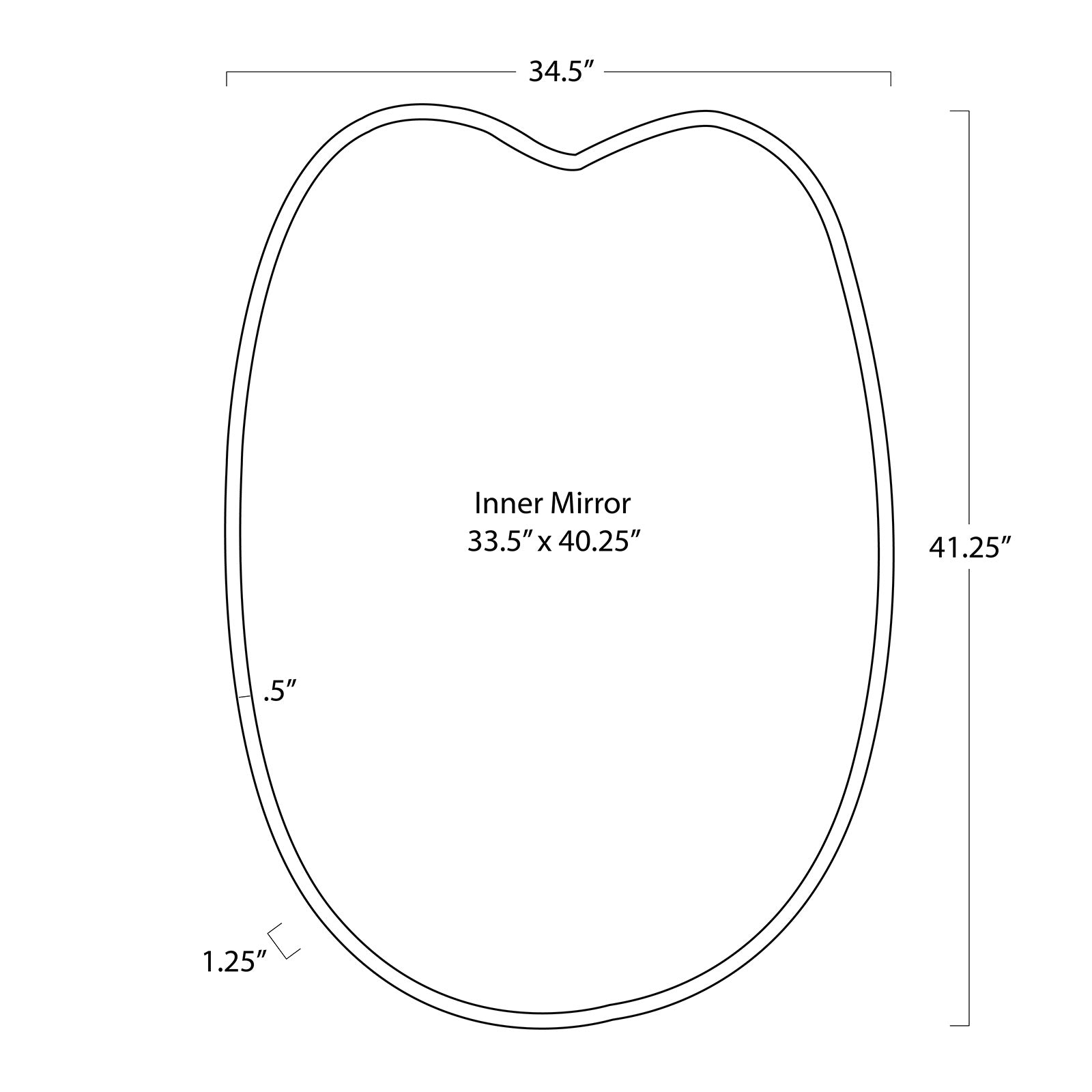 Regina Andrew Mela Metal Mirror