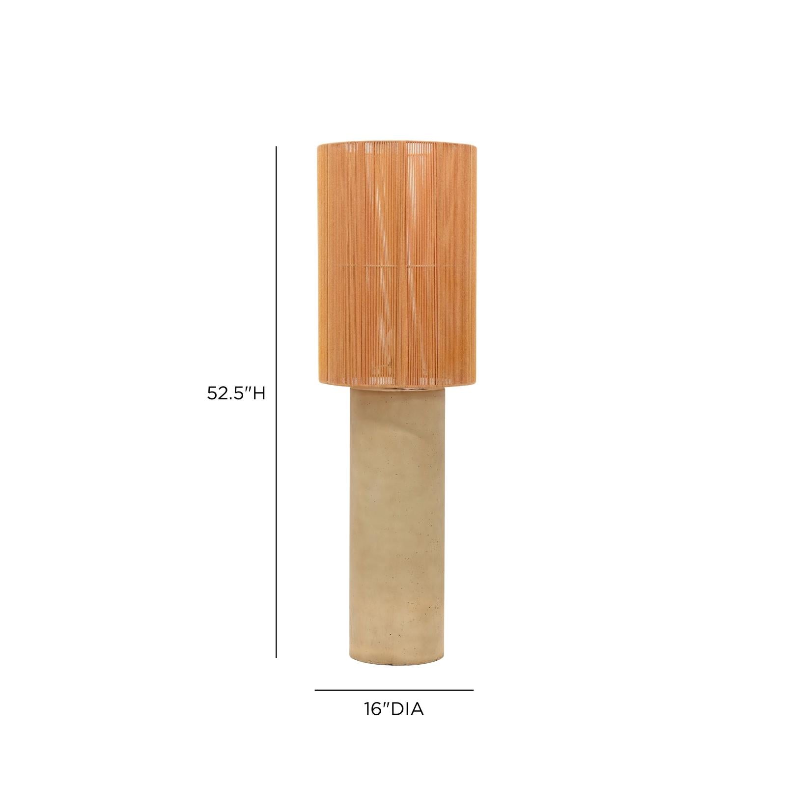 TOV Furniture Mondada Concrete Floor Lamp