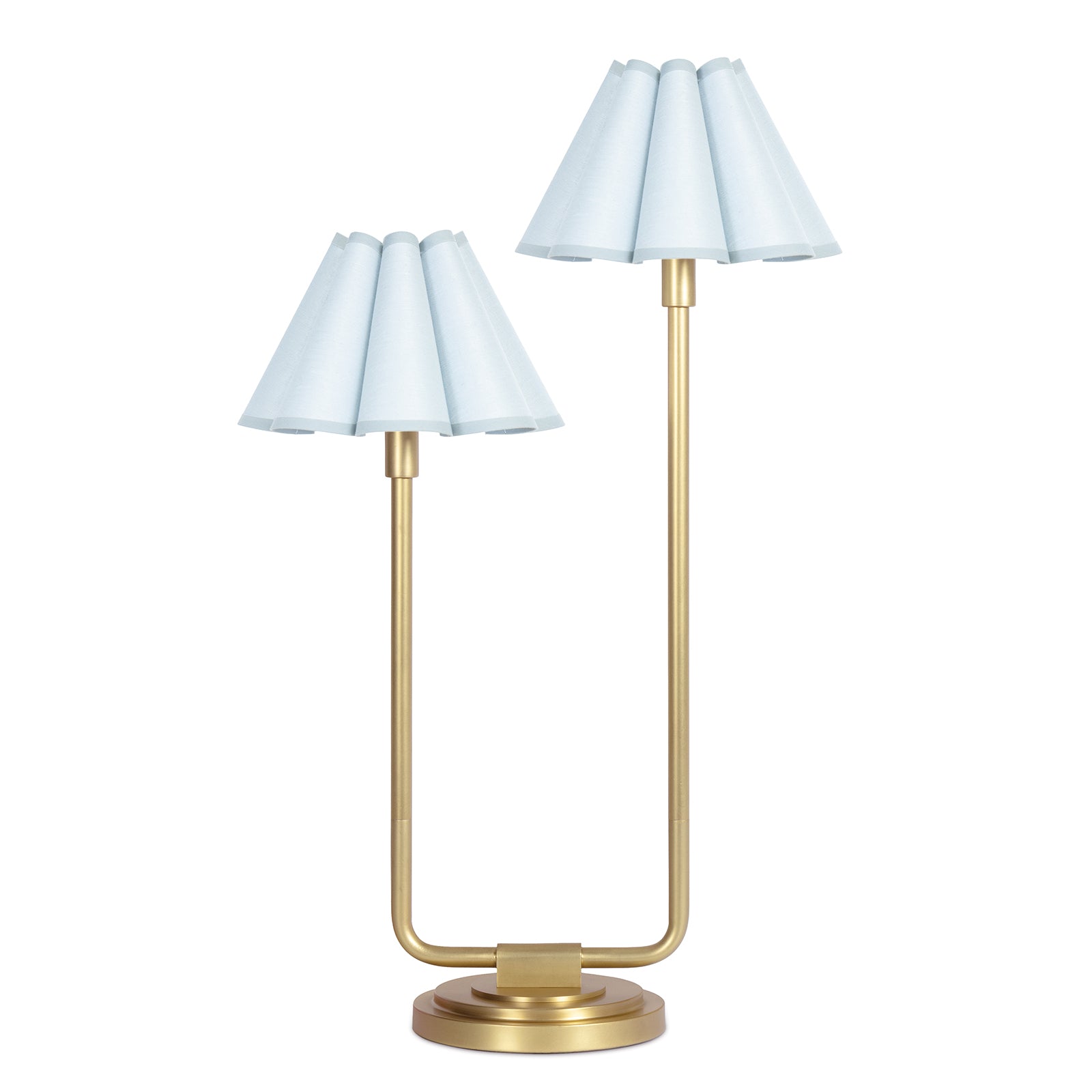 Regina Andrew Polly Double Arm Natul Bss Table Lamp