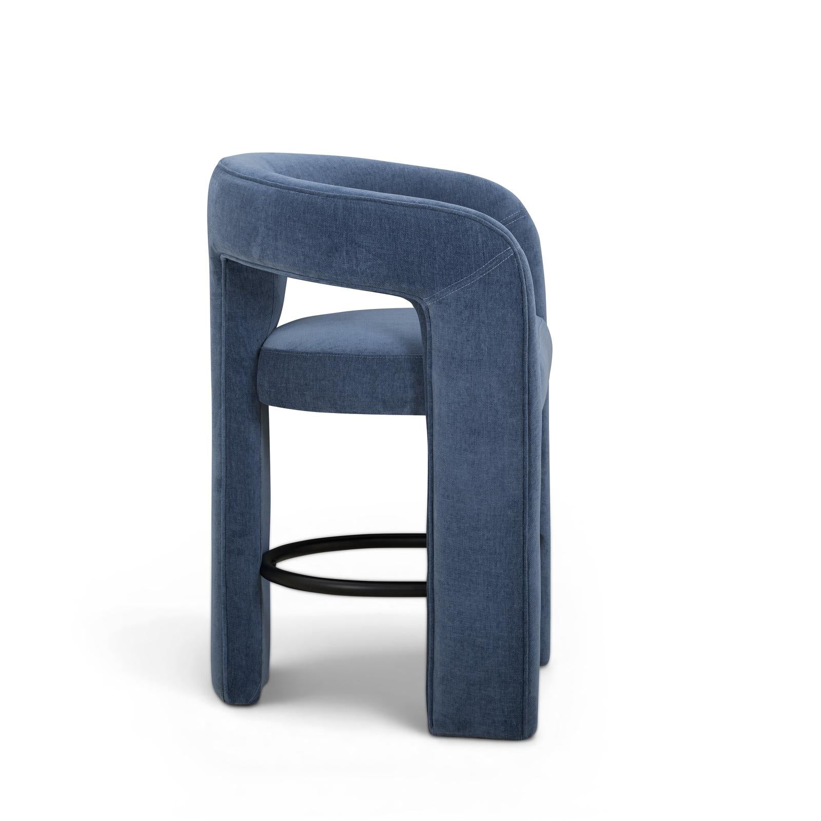 TOV Furniture Malone Performance Chenille Counter Stool