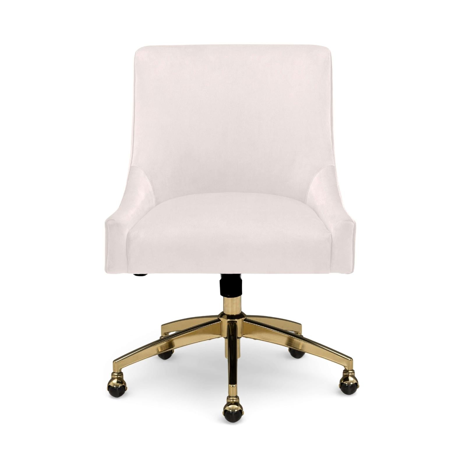 TOV Furniture Beatrix Performance Velvet Office Swivel Chair