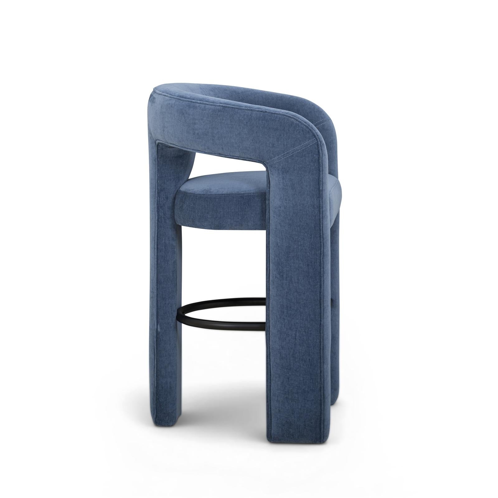 TOV Furniture Malone Performance Chenille Bar Stool