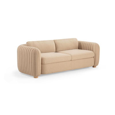 TOV Furniture Porto 90" Honey Boucle Sofa
