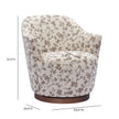 TOV Furniture Skyla Boucle Swivel Chair