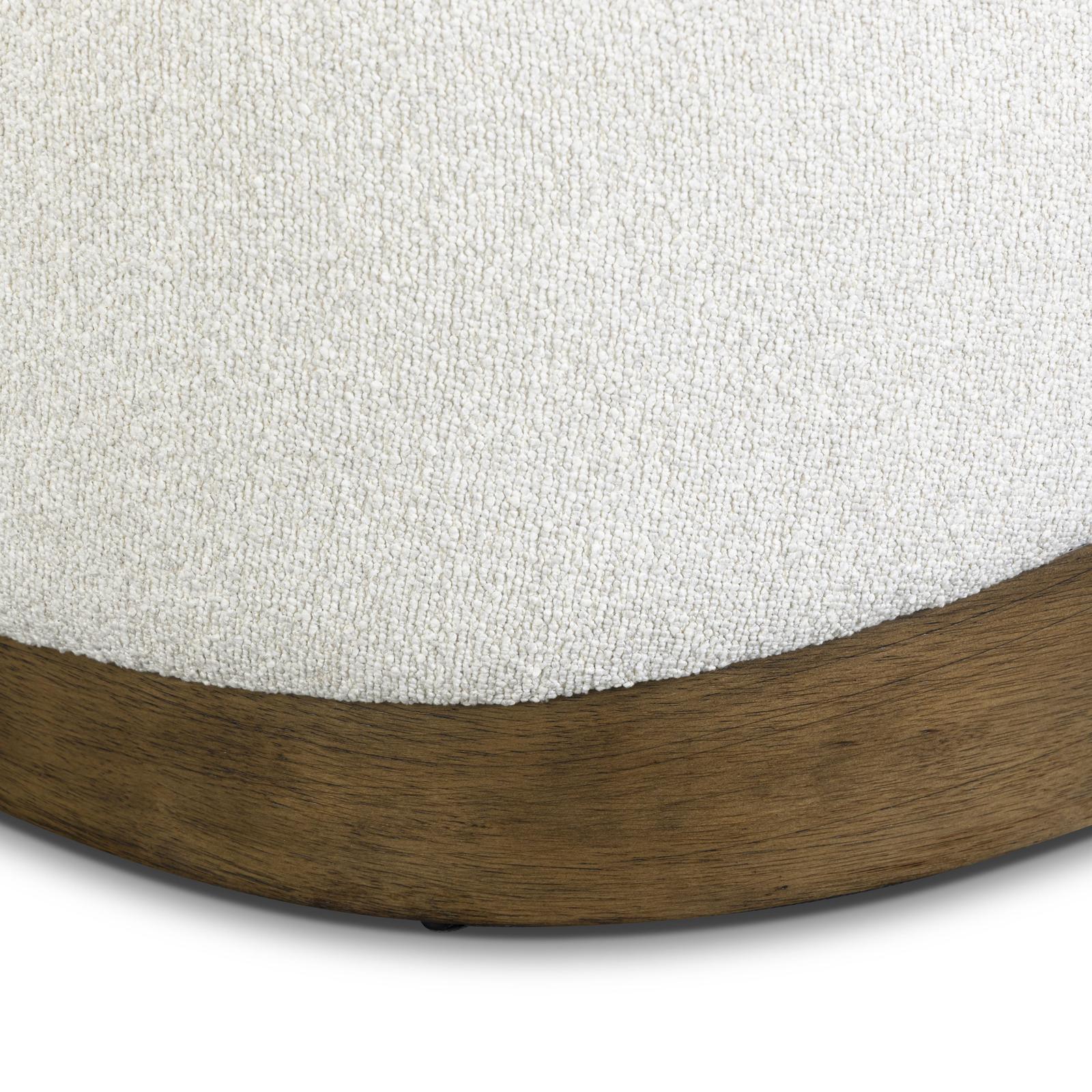 TOV Furniture Domina Boucle Ottoman