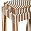 TOV Furniture Kora Cotton Jute Contract-Grade Accent Stool