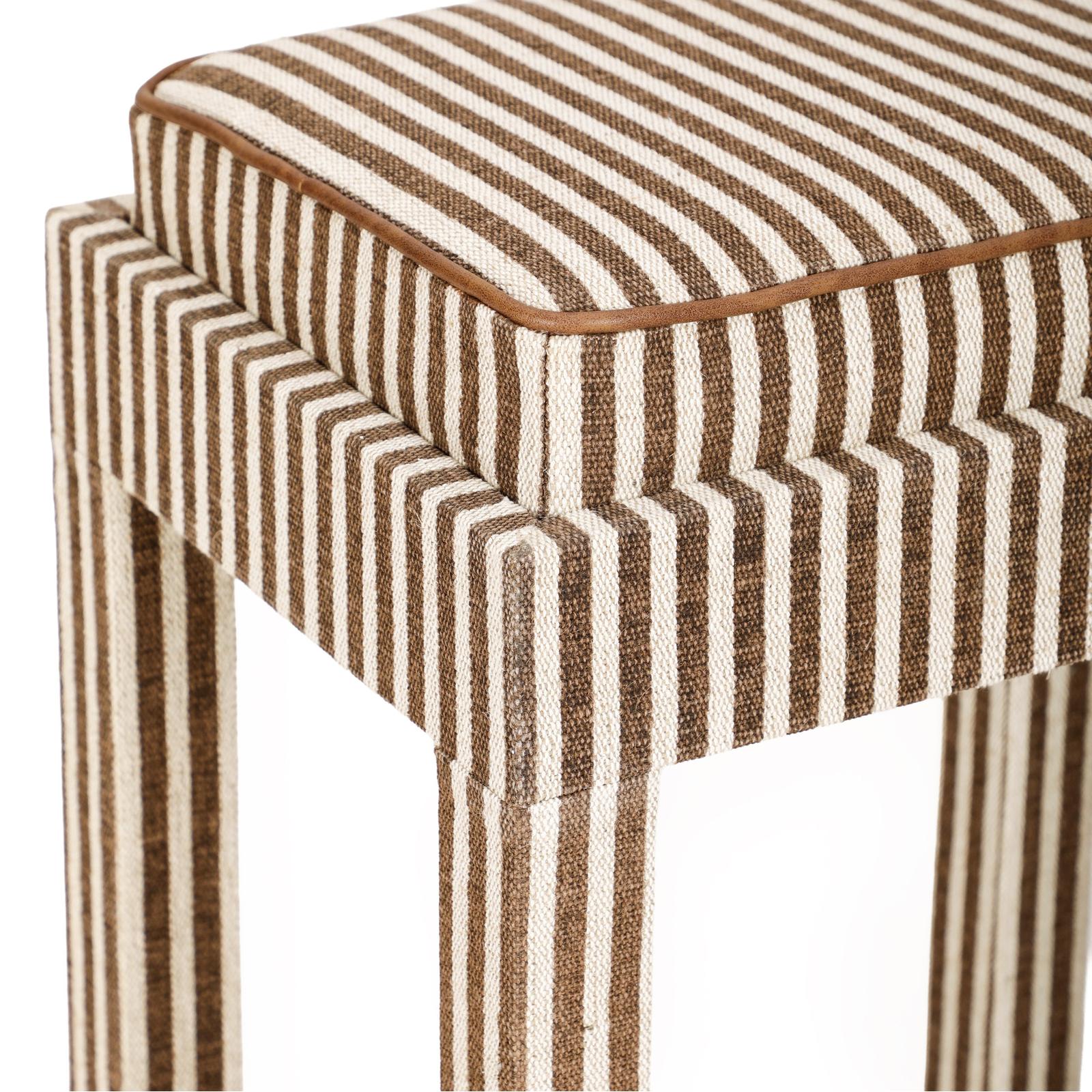 TOV Furniture Kora Cotton Jute Contract-Grade Accent Stool