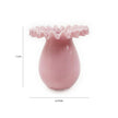 TOV Furniture Ruff Pink Glass Vase