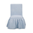 TOV Furniture Gertrude Striped Performance Linen Skirted Dining Chair