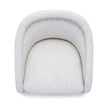 TOV Furniture Clarke Cream Performance Boucle Swivel Accent Chair