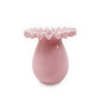 TOV Furniture Ruff Pink Glass Vase