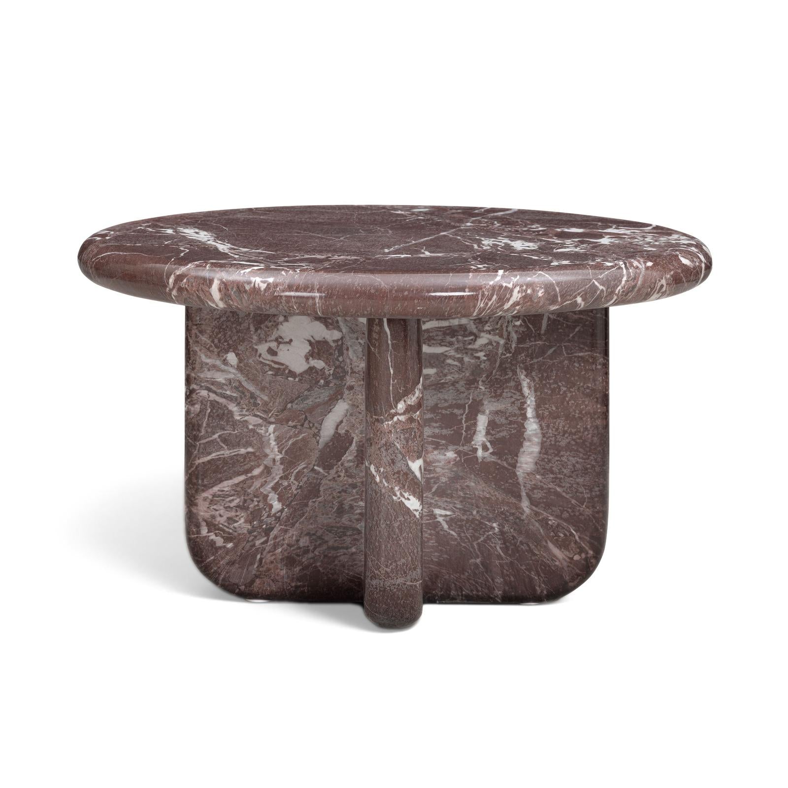 TOV Furniture Juju 2-Piece Faux Marble Indoor/Outdoor Nesting Coffee Table Set