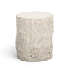TOV Furniture Fawn Driftwood Concrete Indoor/Outdoor Side Table