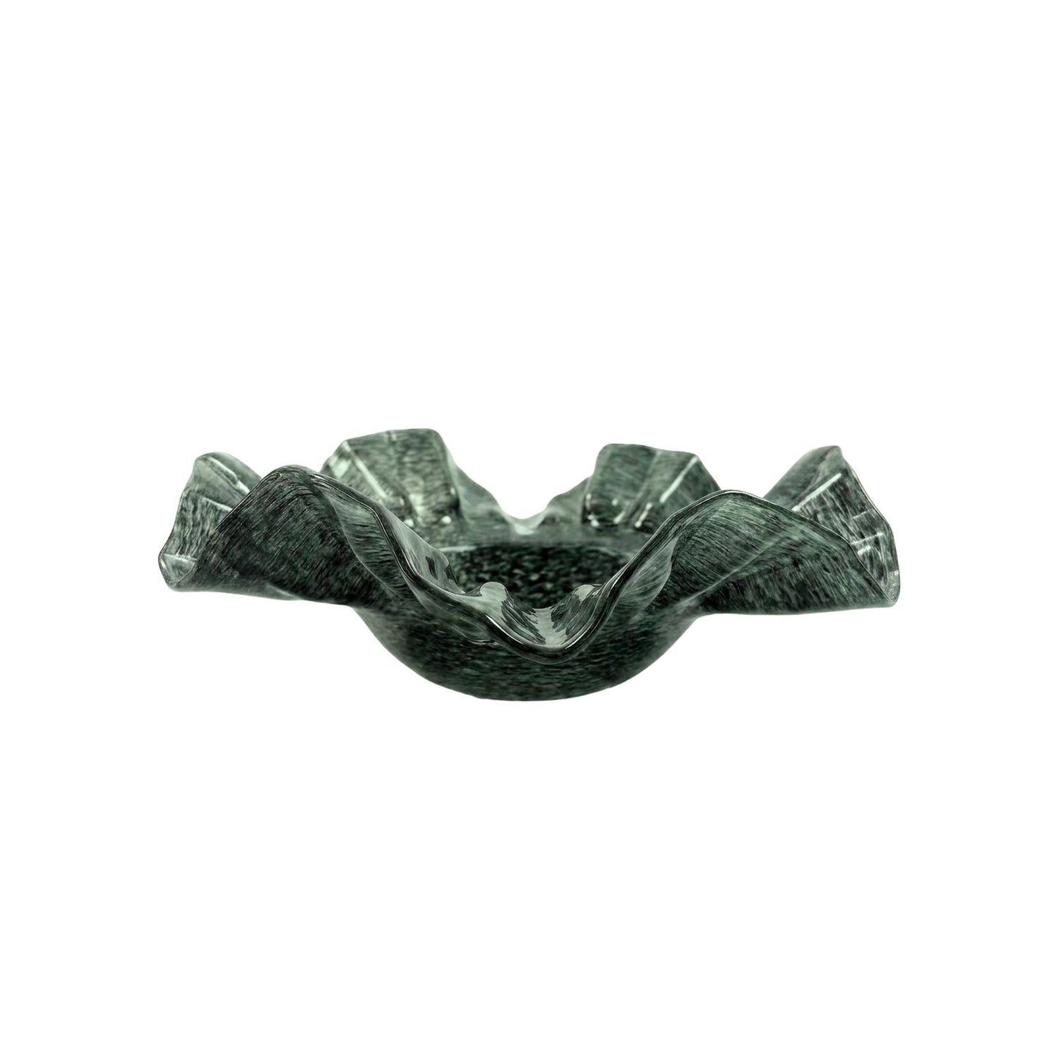 TOV Furniture Col Green Glass Bowl