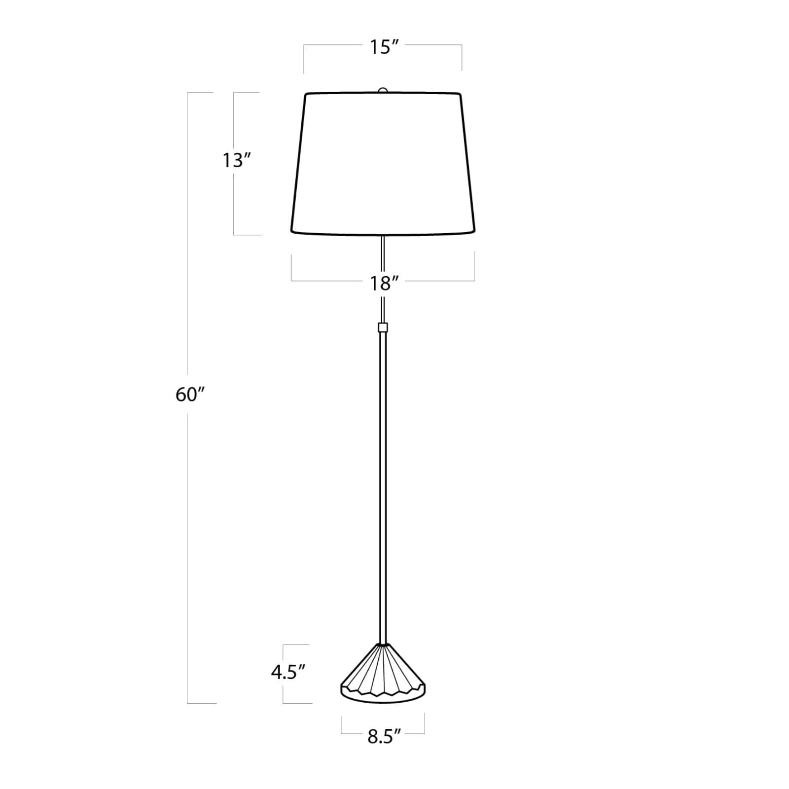 Regina Andrew  Pasol Floor Lamp
