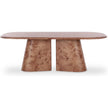 TOV Furniture Gladyss Burl Oval Dining Table