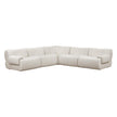 TOV Furniture Zenith 5-Piece Contract-Grade Upcycled Fabric Modular L-Sectional