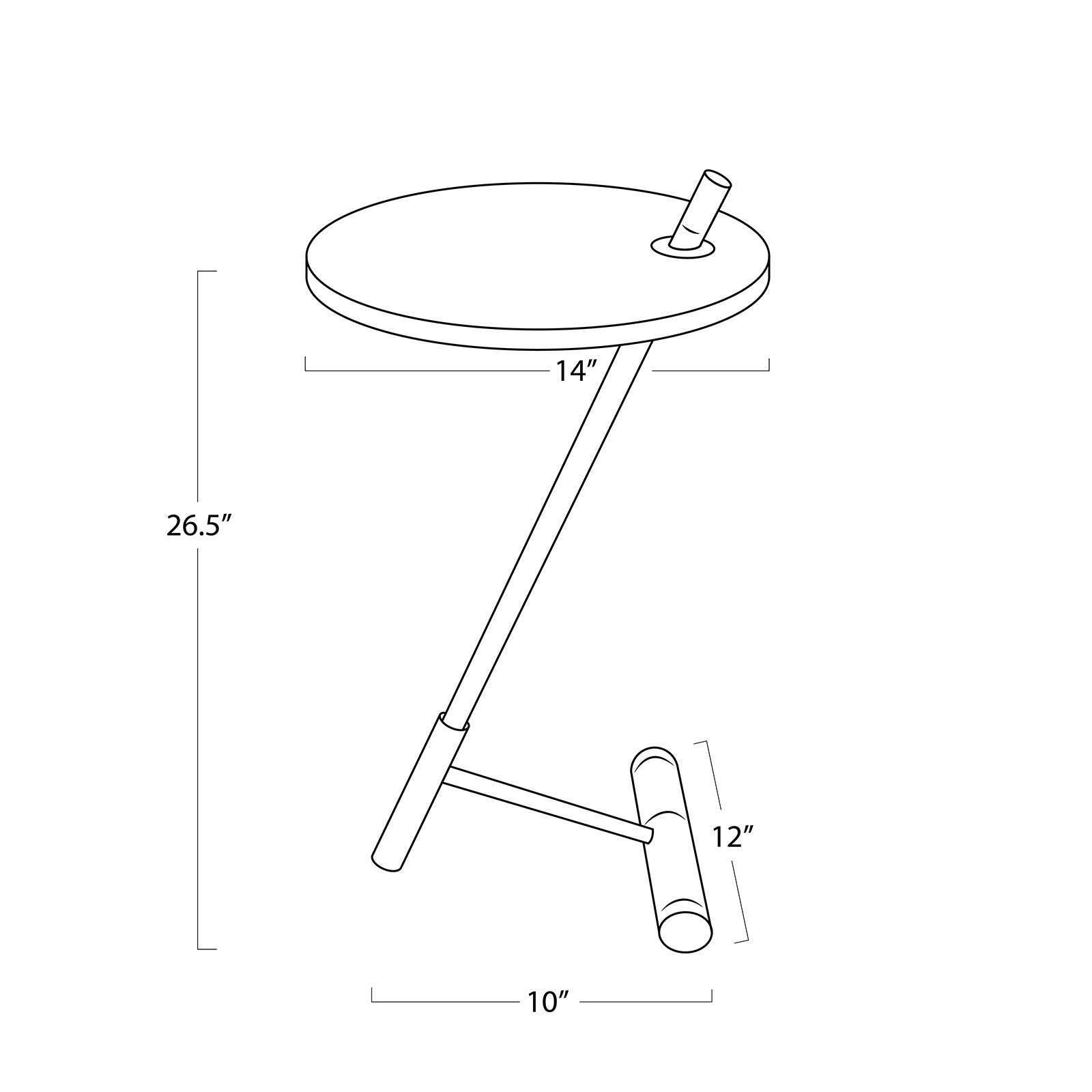 Regina Andrew Spyder Accent Table