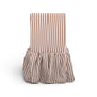 TOV Furniture Gertrude Striped Performance Linen Skirted Dining Chair