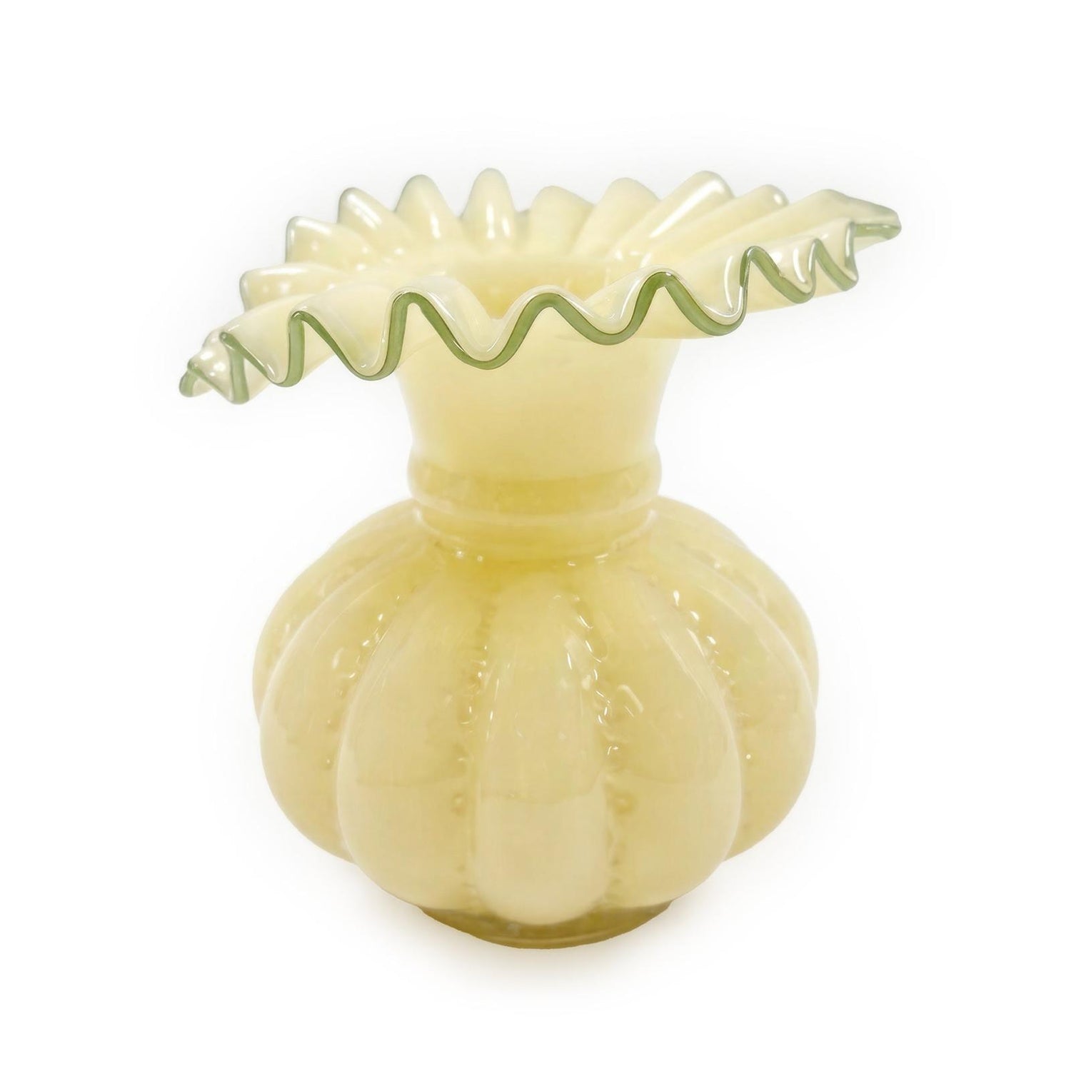 TOV Furniture Gourd Yellow Glass Vase