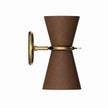Gable Antique Natural Brass Sconce