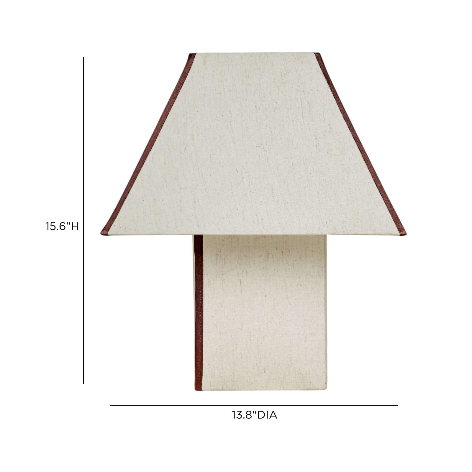 TOV Furniture Josephine Pyramid Table Lamp