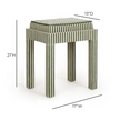 TOV Furniture Kora Cotton Jute Contract-Grade Accent Stool