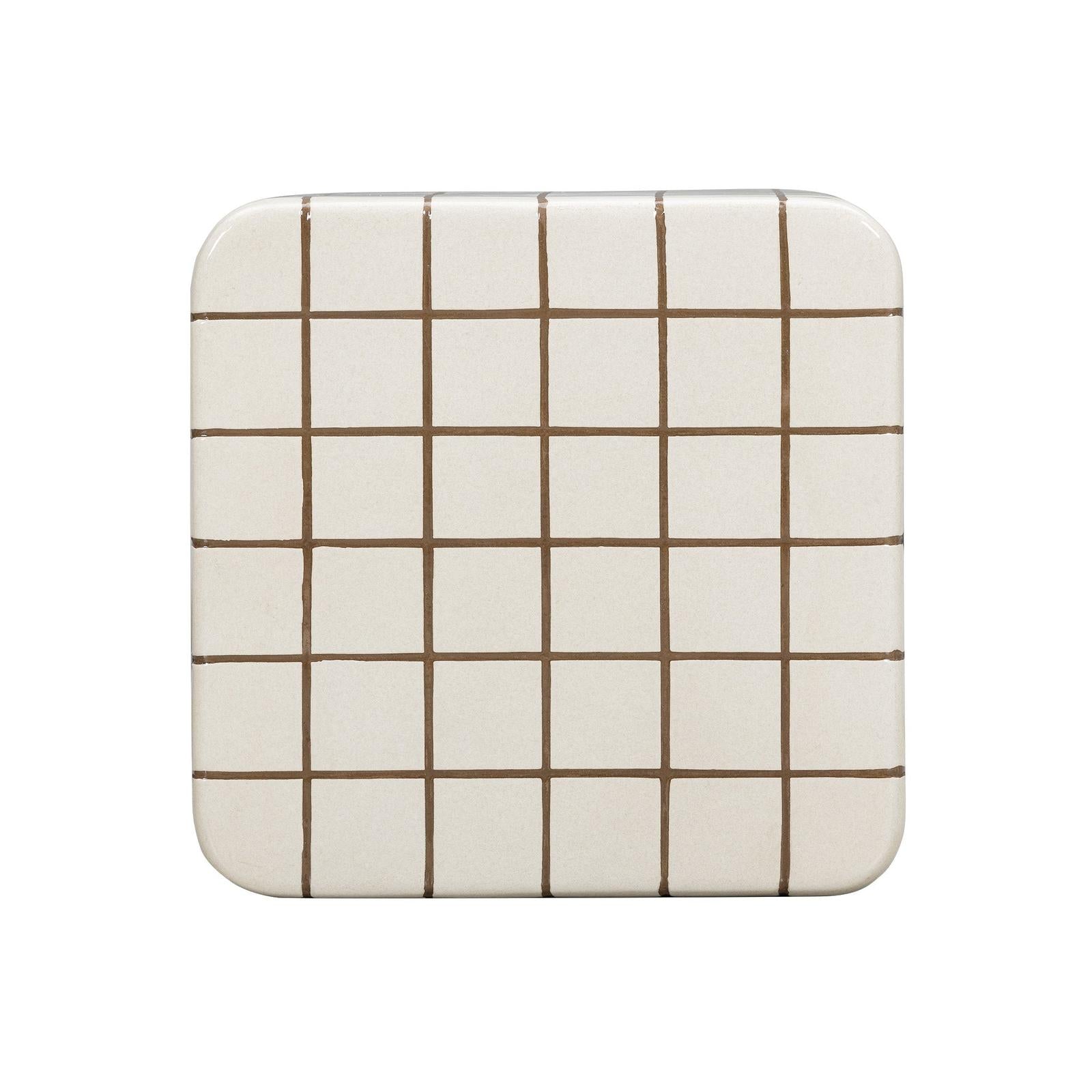 TOV Furniture Tatiana Square Concrete Indoor/Outdoor Side Table