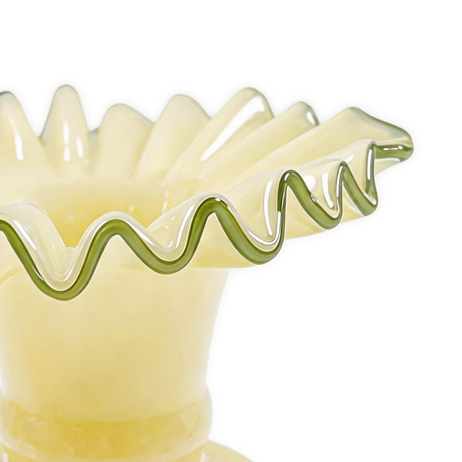 TOV Furniture Gourd Yellow Glass Vase