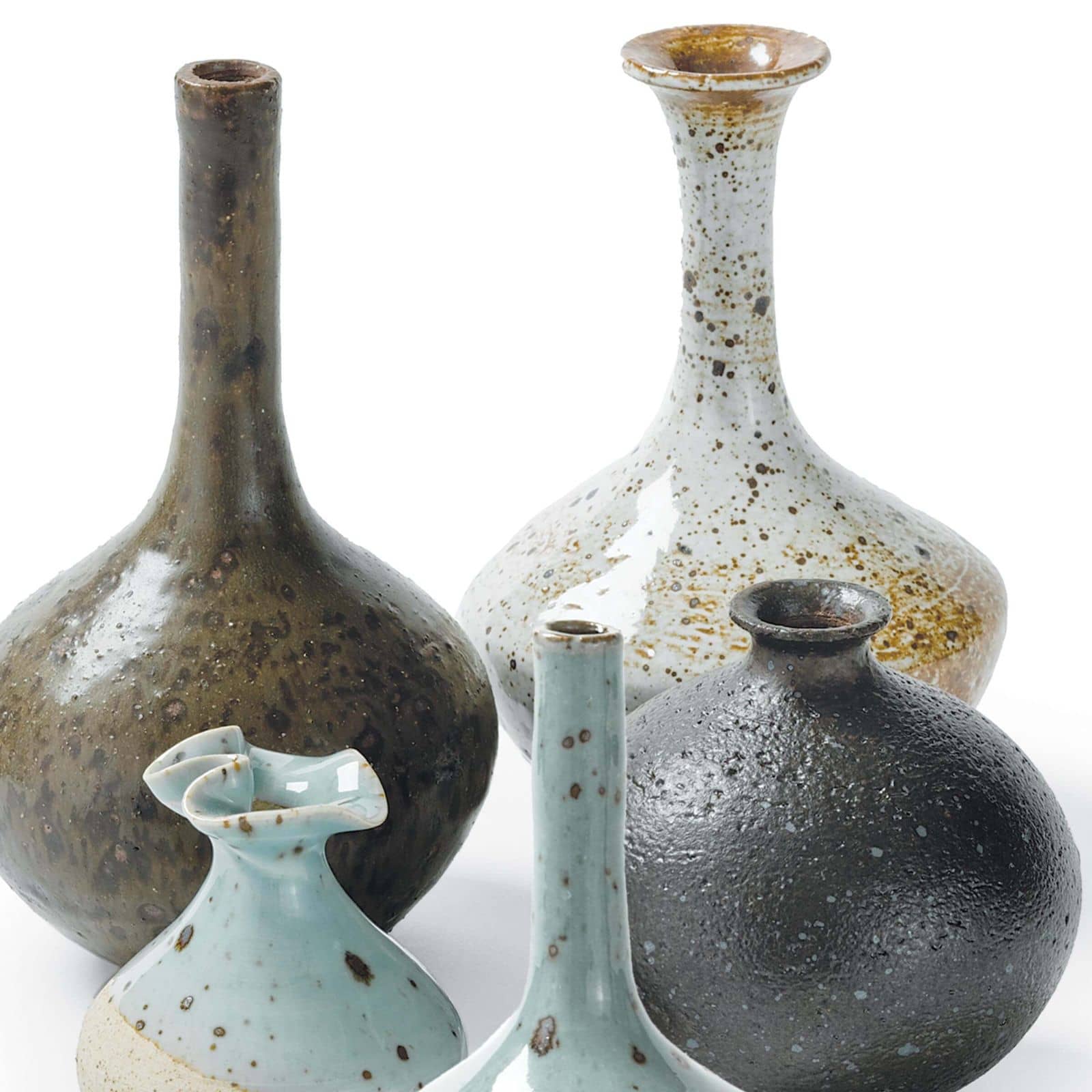 Porcelain Bud Vases -Set of 8