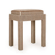 TOV Furniture Kora Cotton Jute Contract-Grade Accent Stool