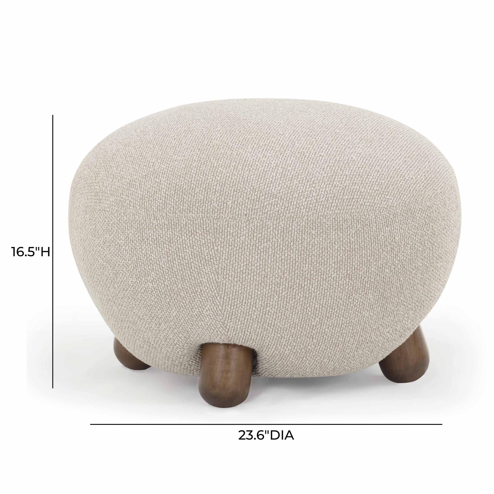 TOV Furniture Pucker Ottoman