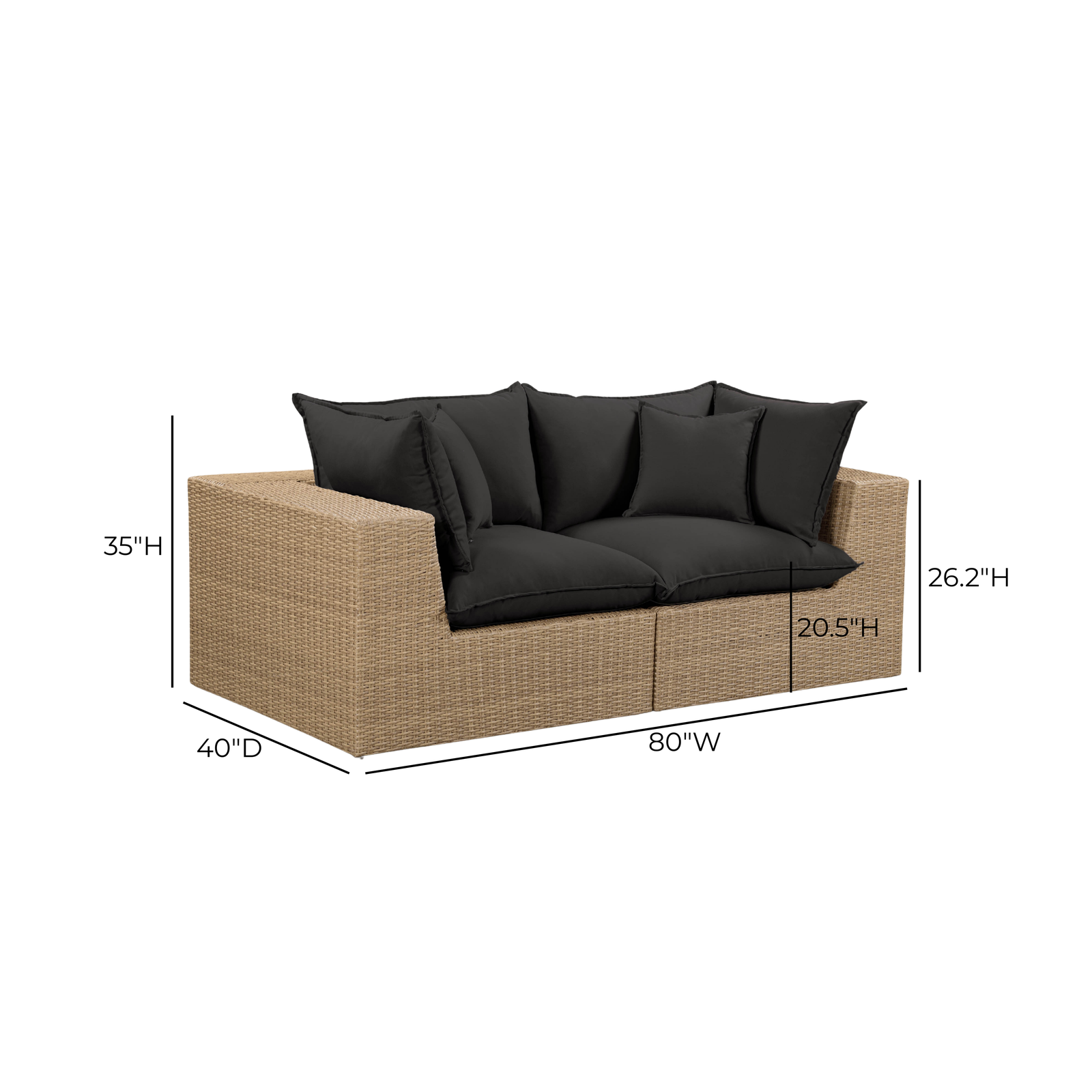 TOV Furniture Cali 80