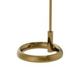Gable Antique Natural Brass Floor Lamp